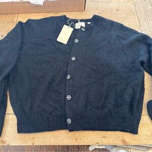 NWT - Doen Petra Cardigan with Jewel Buttons